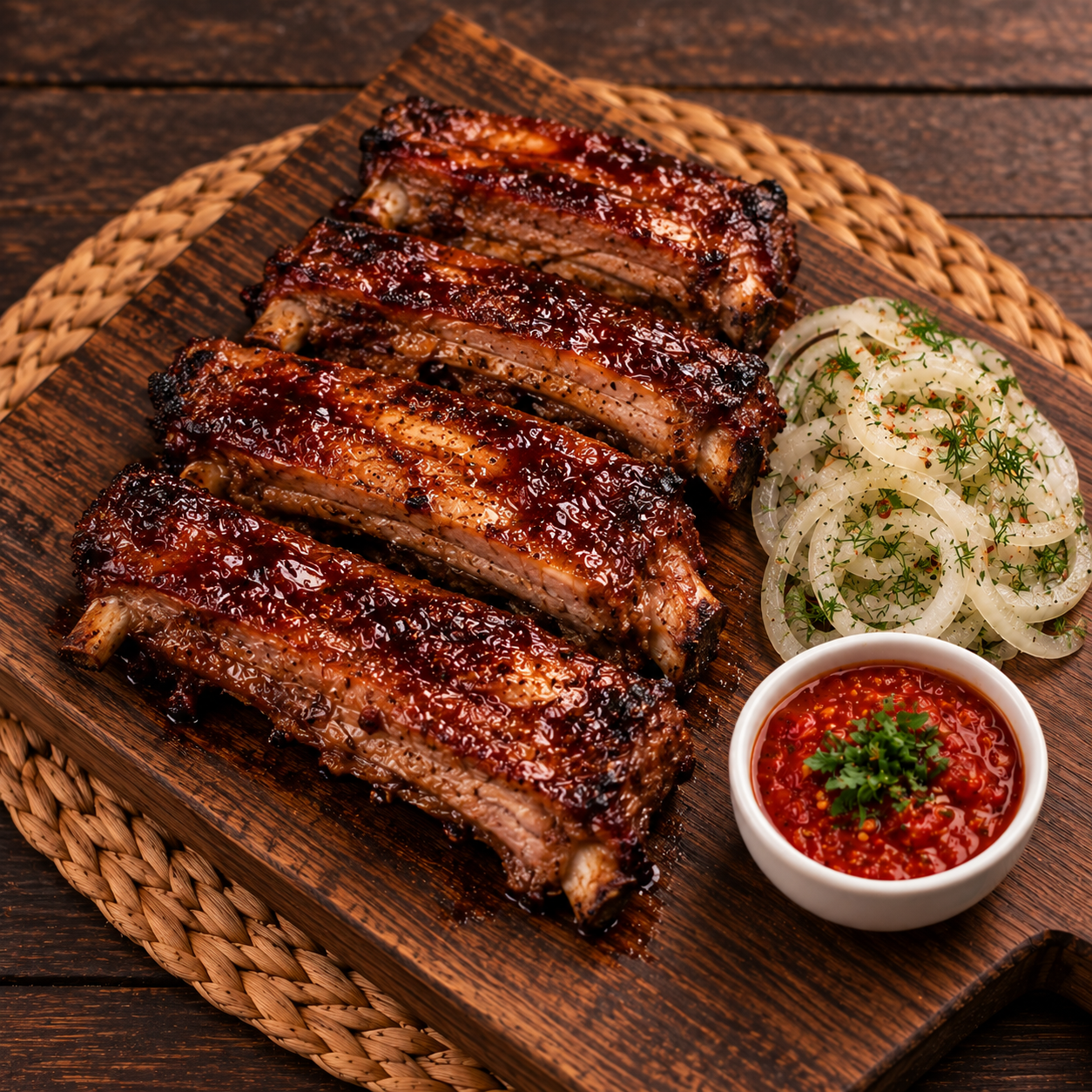 Ребра свинина BBQ — доставка в Ижевске